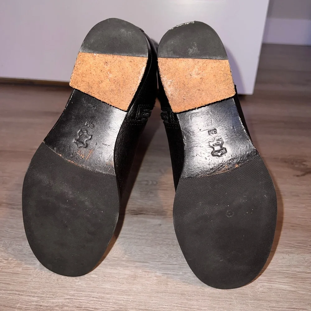 Tory Burch Kiernan Black Ridding Leather Boots size 6